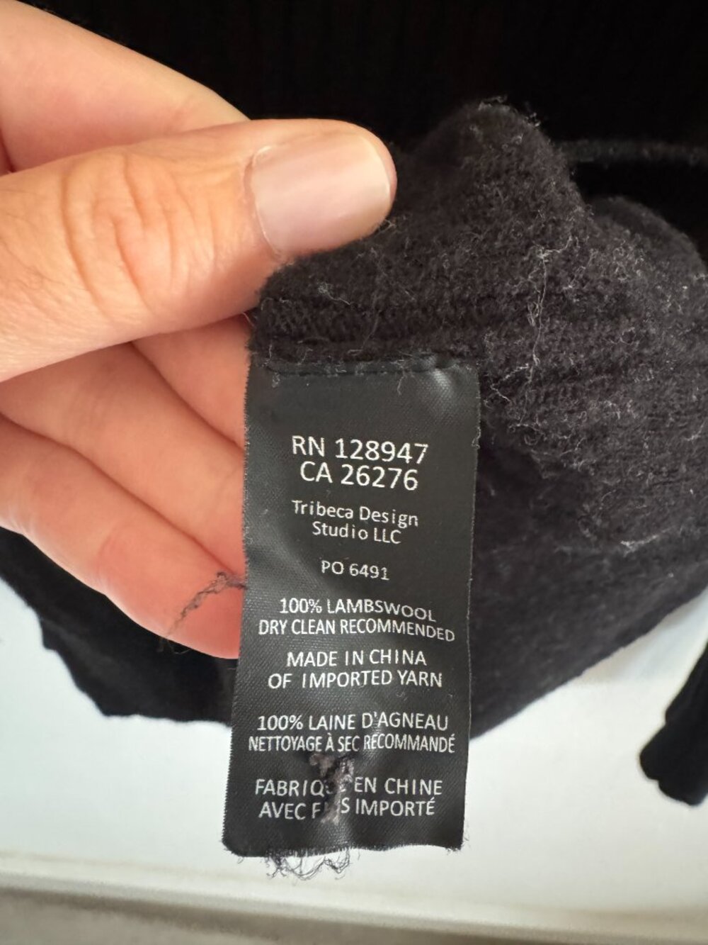 Nili Lotan Black 100% Lambswool Ramona Polo Sweater S - Picture 3 of 4